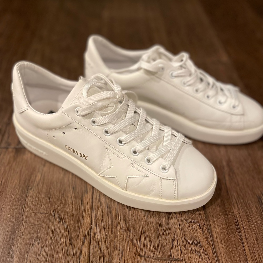 Golden Goose Pure-Star Sneakers. Size 38 (7.5)
